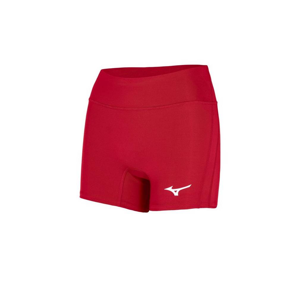 Pantalones Cortos Mizuno Elevated 4" Inseam Mujer Rojas Comprar ATXO-95364